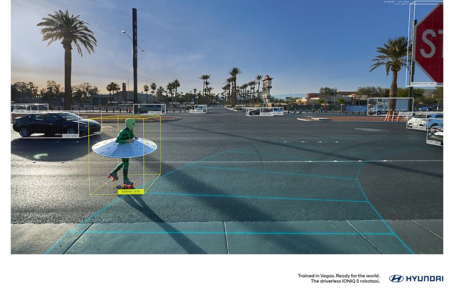 Hyundai показал сноровку нового роботакси на диких улицах Лас-Вегаса