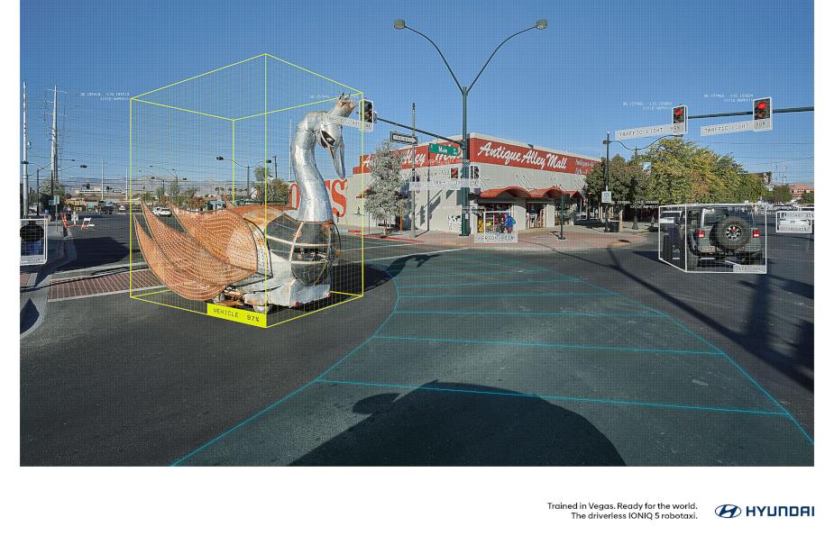 Hyundai показал сноровку нового роботакси на диких улицах Лас-Вегаса