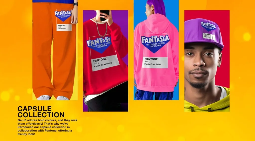 Fanta и Pantone создали лимитированную коллекцию напитков в Германии.
