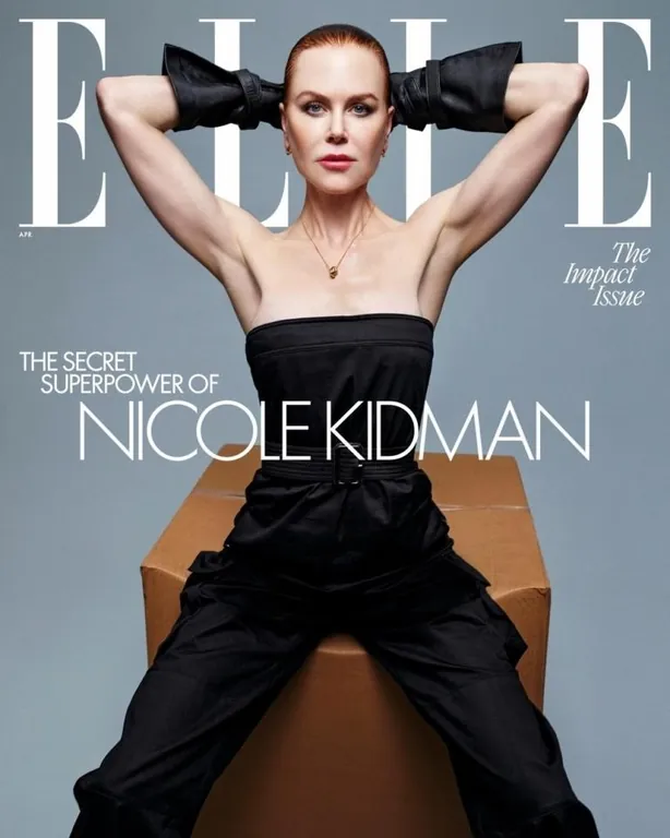 Николь Кидман снялась для обложки Elle
