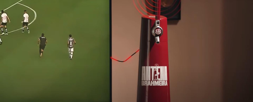 Brahma создал дозатор для пива с приемником телевизионного сигнала
