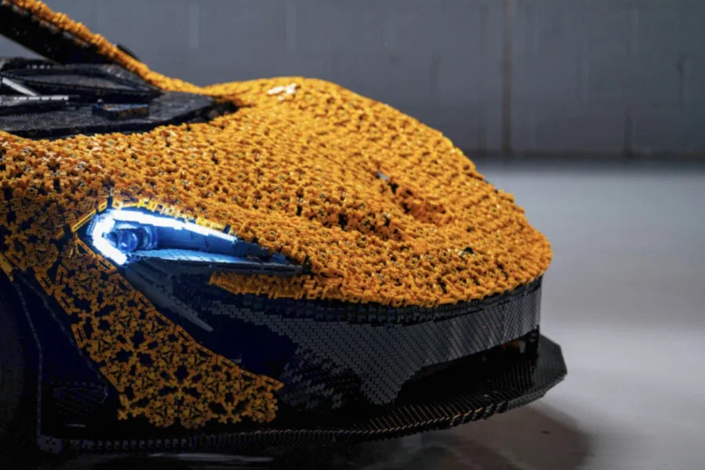 Lego воспроизвел суперкар McLaren P1 в натуральную величину