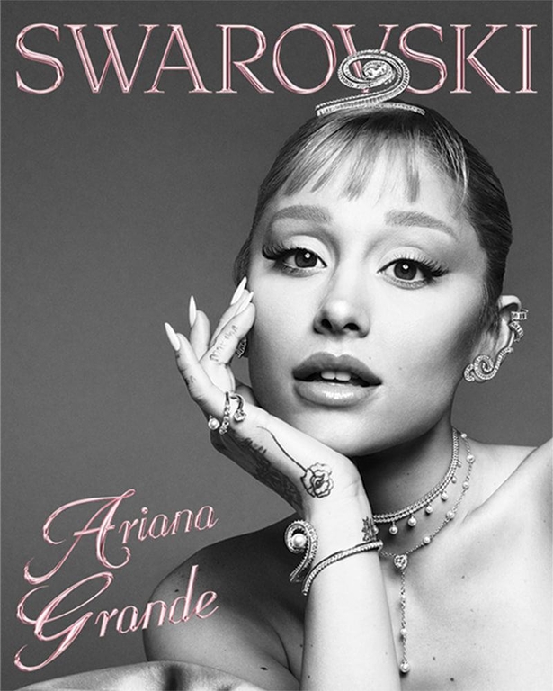 Swarovski и Ариана Гранде объединили кристаллы с музыкой