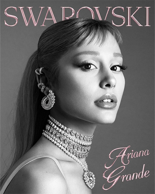 Swarovski и Ариана Гранде объединили кристаллы с музыкой