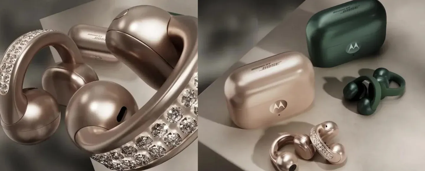 Motorola x Swarovski: беспроводные наушники как ювелирное украшение Motorola x Swarovski: беспроводные наушники как ювелирное украшение