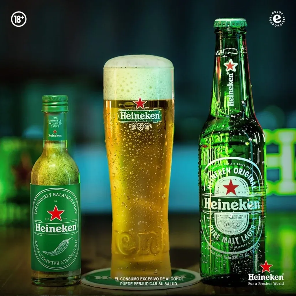 Heineken выходит за рамки пивного бокала: фирменный острый соус на основе пива Heineken выходит за рамки пивного бокала: фирменный острый соус на основе пива