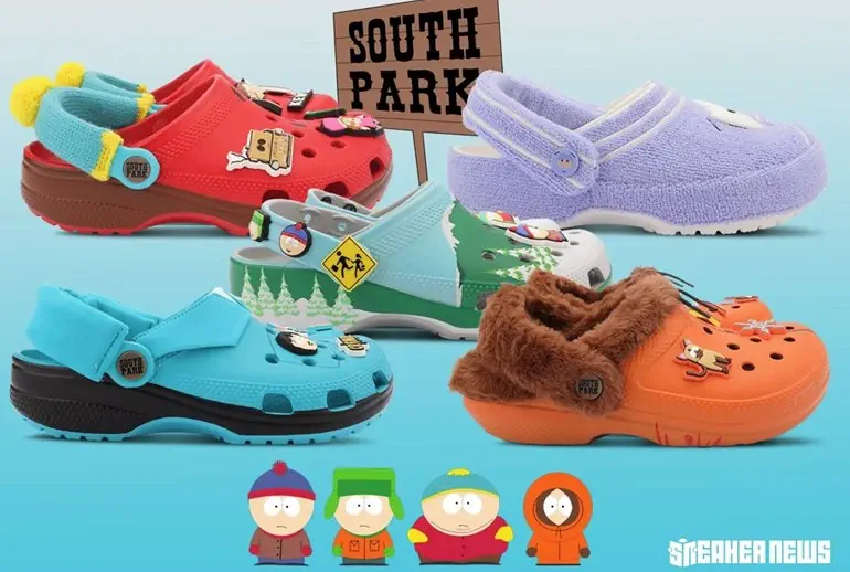 "Южный Парк" на платформах: Crocs выпускает коллаборацию с культовыми персонажами "Южный Парк" на платформах: Crocs выпускает коллаборацию с культовыми персонажами